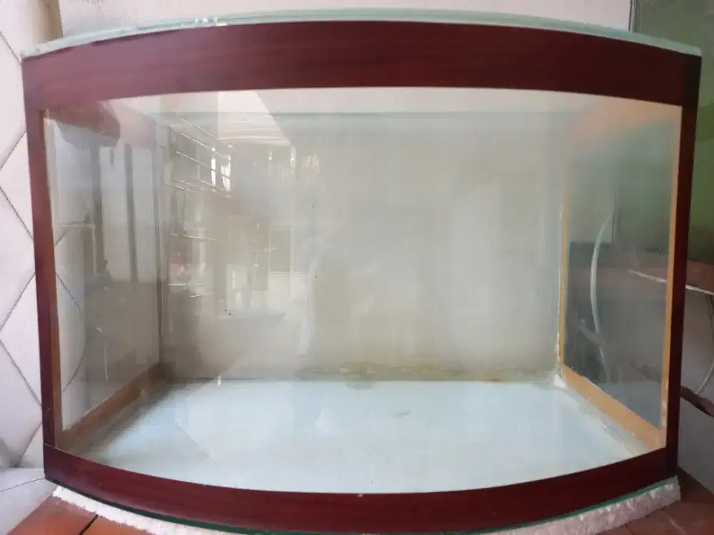 Aquarium akuarium cembung cekung