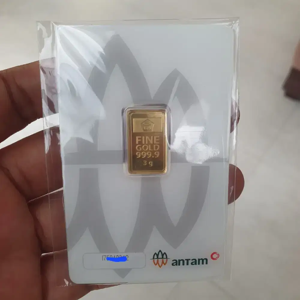 Emas Antam 3 gr gram RM Surabaya Sidoarjo Gresik Sekitarnya