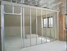 GYPSUM Pasang Kusen Alumunium ALUMINIUM Pintu + Plafon Partisi Gypsum