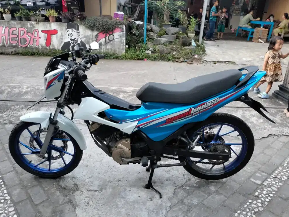 Suzuki satria FU facelift thn 2012 plat AB Wonosari