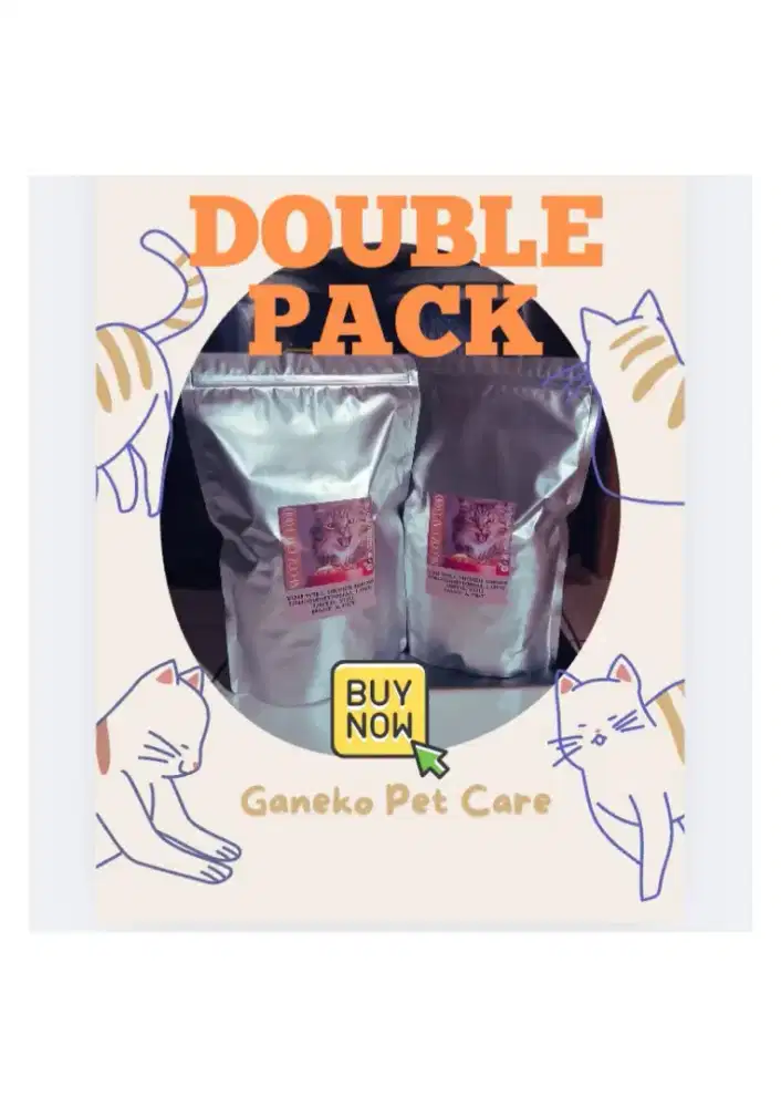 2KG MAKANAN PENGGEMUK KUCING CAT FOOD TERLARIS REKOMENDASI PERSIA