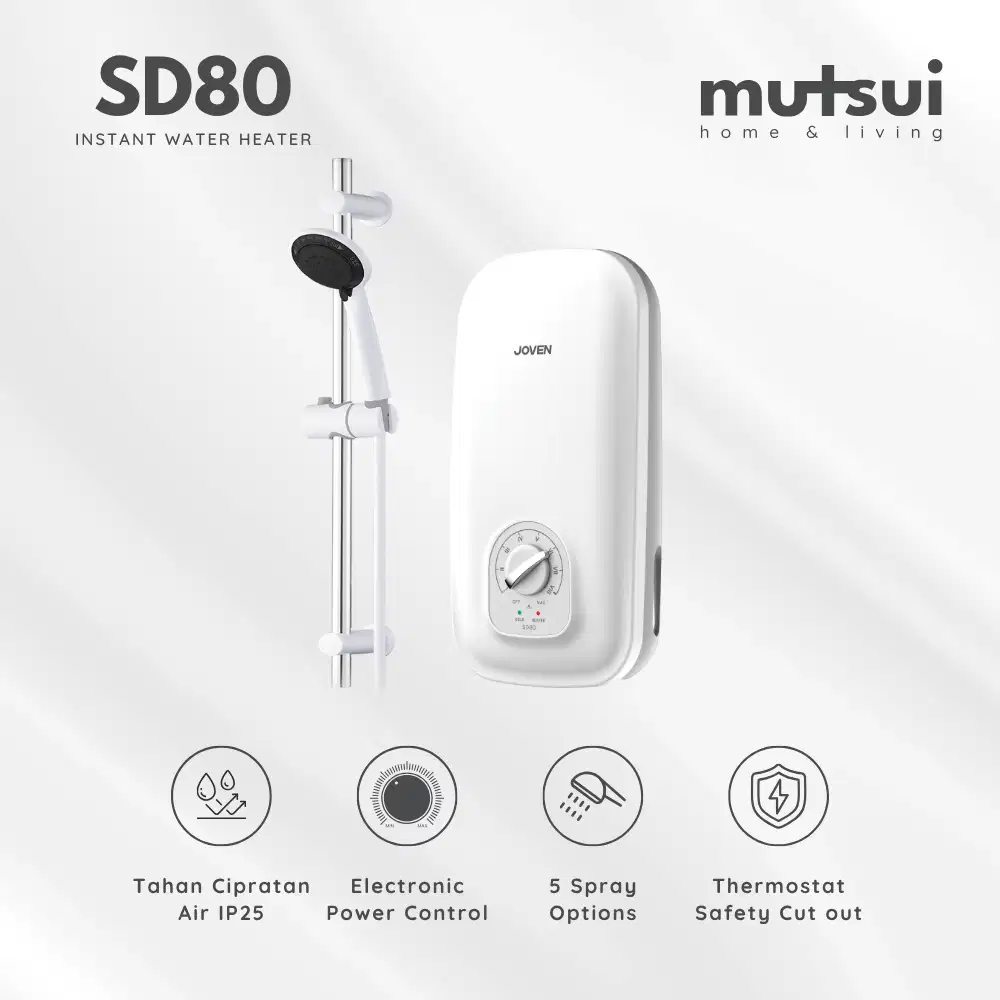 Joven Instant Water Heater SD80 (White)