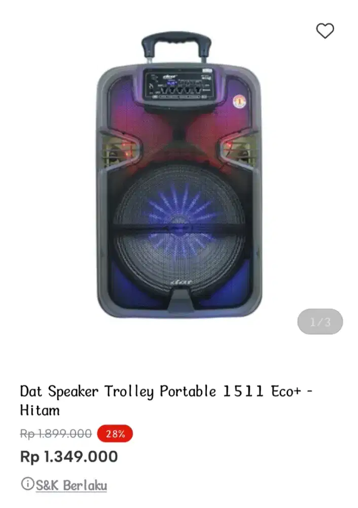 Dat Speaker Trolley Portable