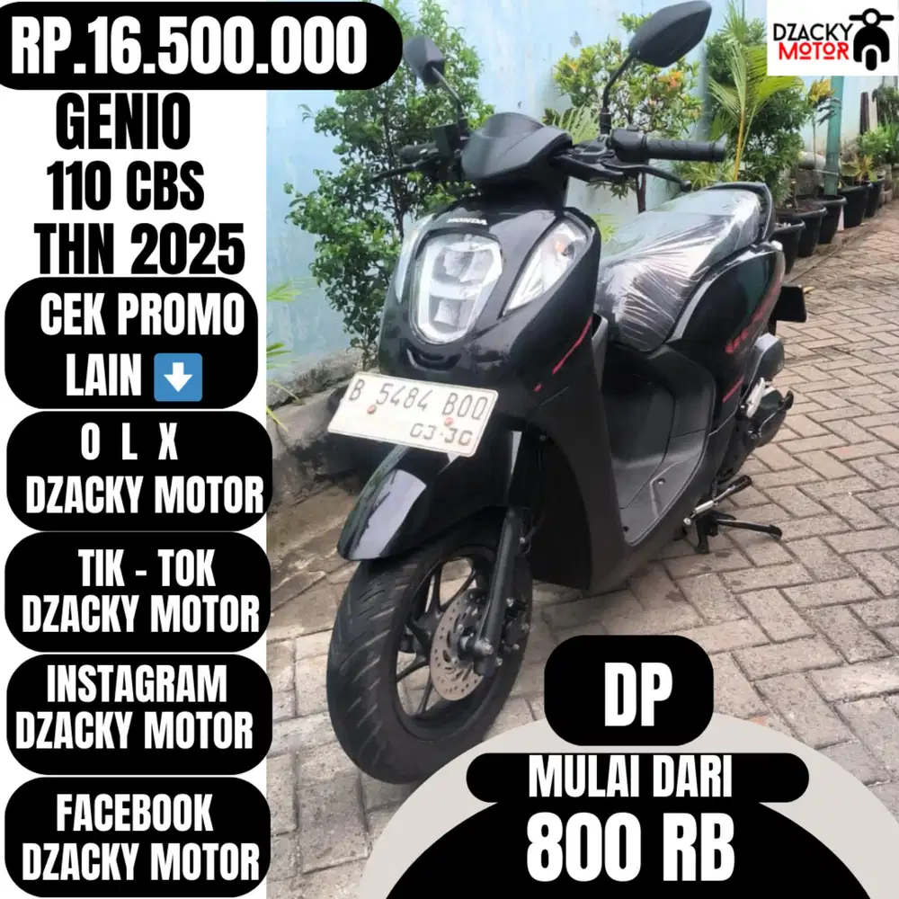 GENIO 110 CBS THN 2025 SECOND LIKE NEW