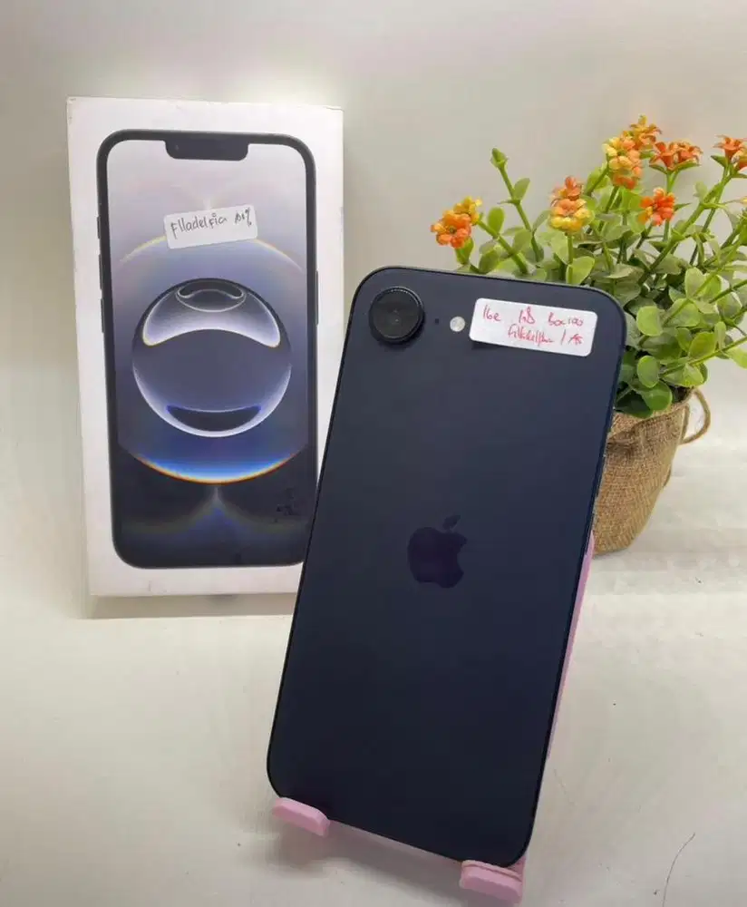 iPhone 16e, 128GB, iBox, BH 100%, MATTE BLACK