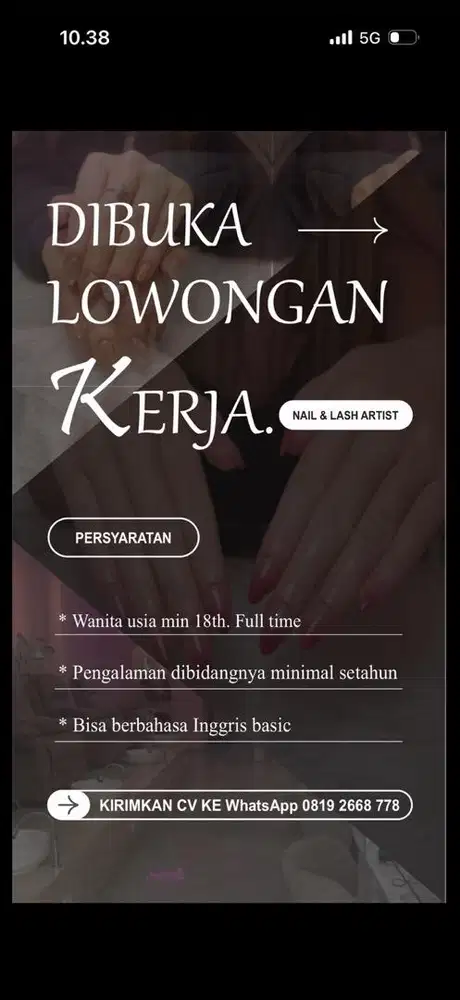 Nails & Eyelash Artist