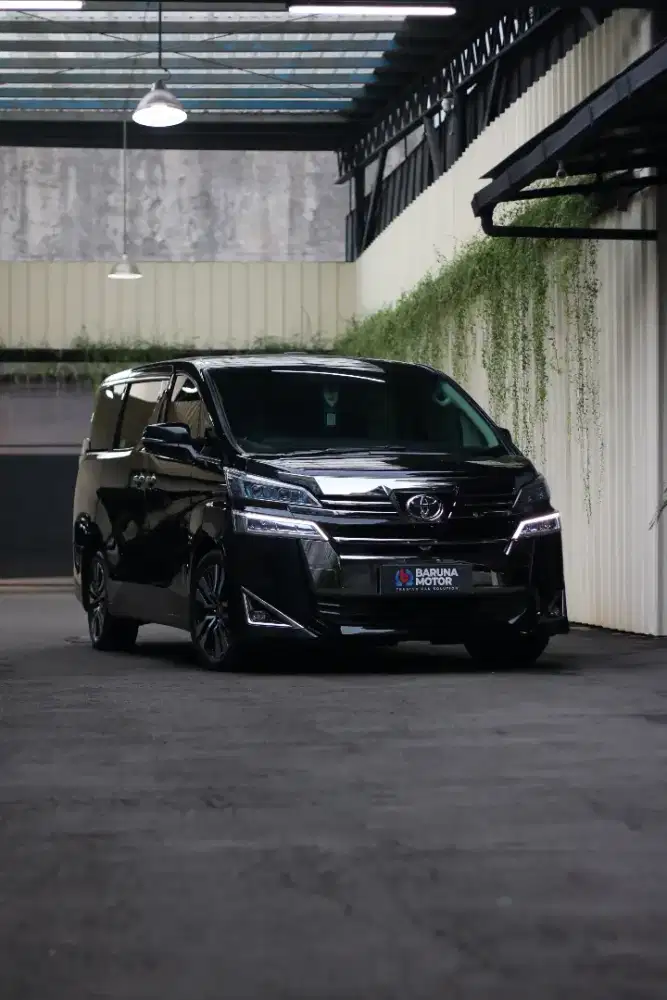 (Km 40rb) TOYOTA VELLFIRE 2.5 G AT ATPM FACELIFT HITAM 2019