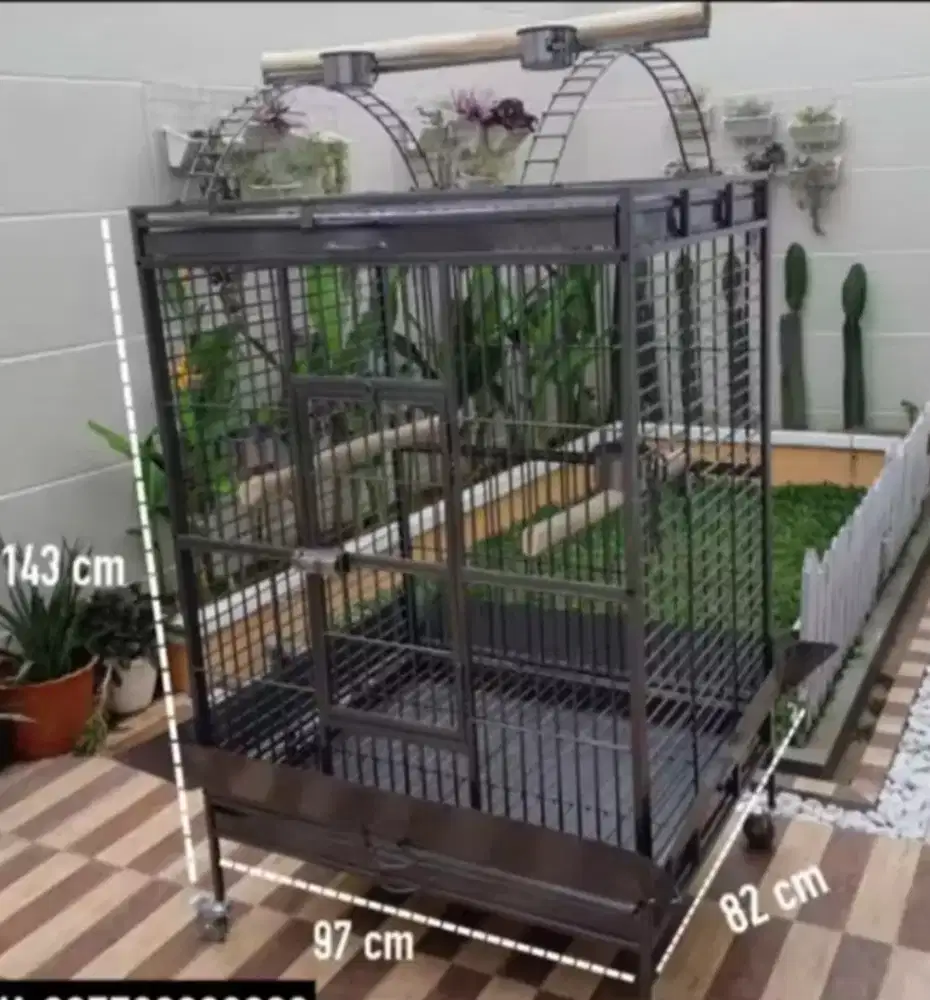 jual kandang macaw