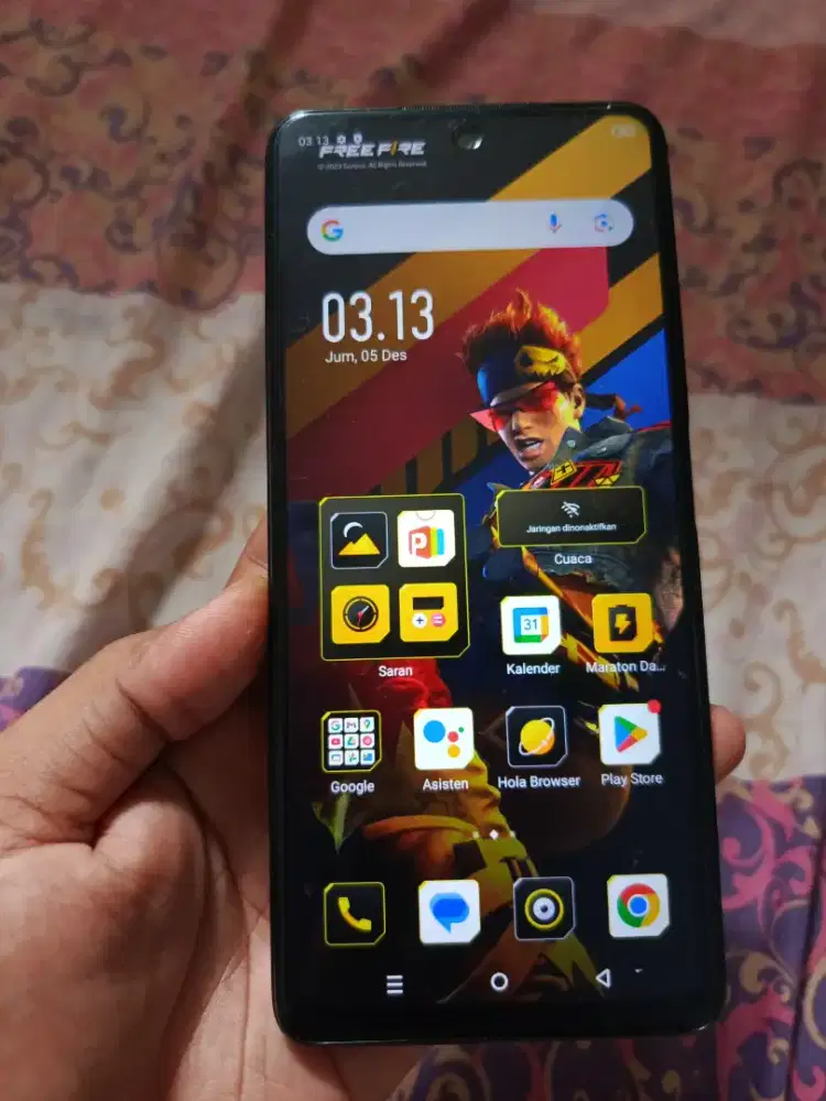 Jual Infinix hot 30 bekas pemakean