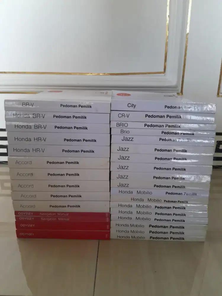 Di Jual Pedoman Pemilik Mobil Honda & Buku Servise