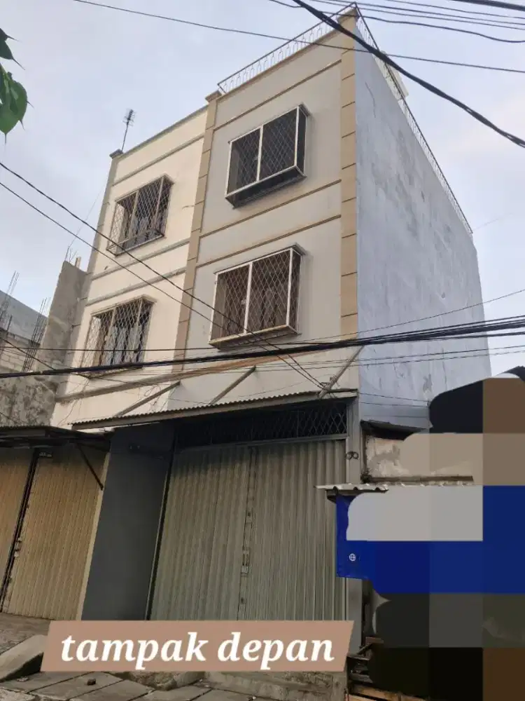 Dijual Cepat- Ruko 4 lt Hadap 2 Jalan di Jelambar