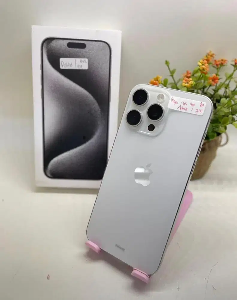 iPhone 15 PRO MAX, 256GB, iBox, TITANIUM WHITE