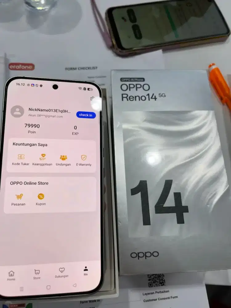 NEW !!! OPPO RENO 14 5G RAM 12/256 DISKON HINGGA 700.000