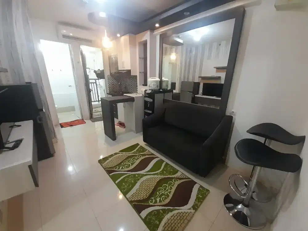 Sewa unit 2 bed room furnish atas mall siap huni@bassura city