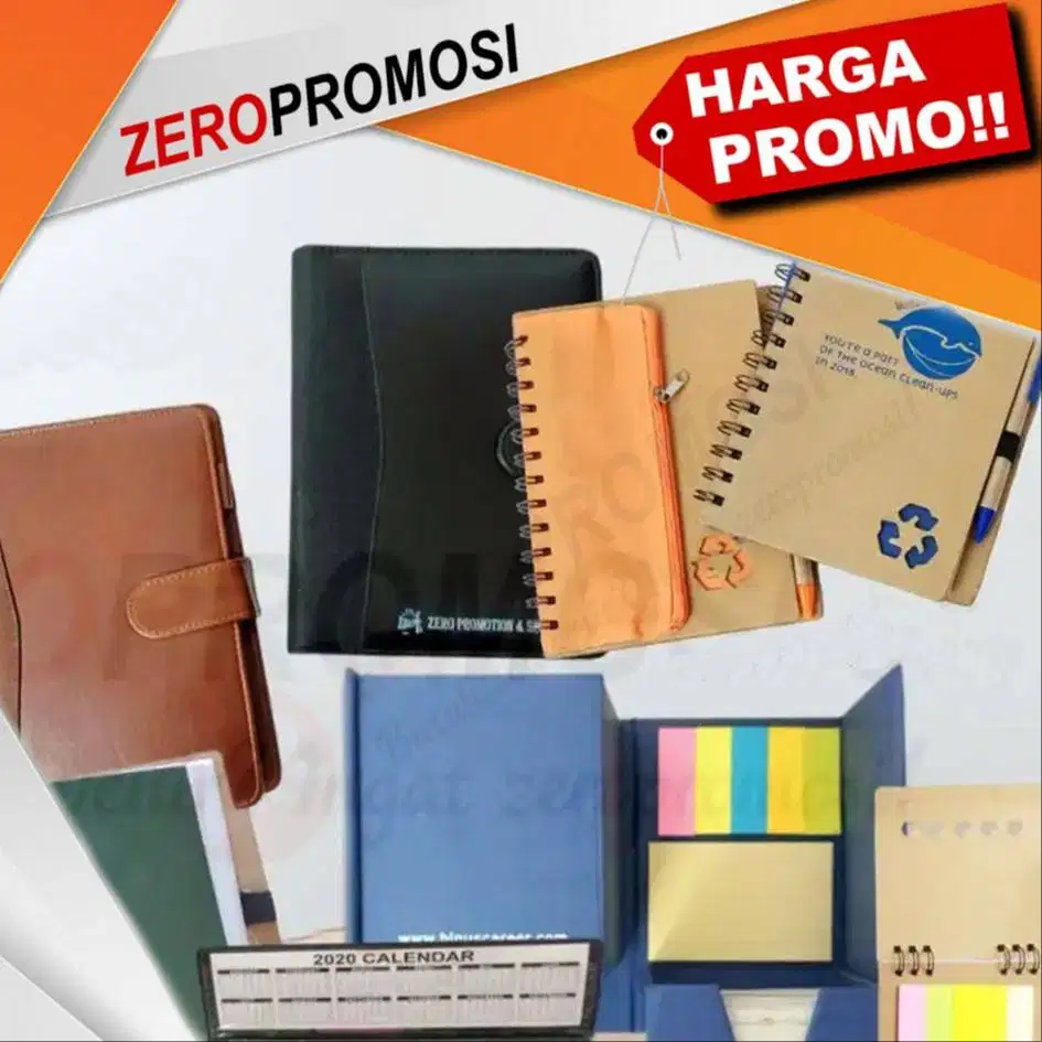 Aneka Souvenir Memo, Sticky Note dan Agenda Custom Logo Termurah