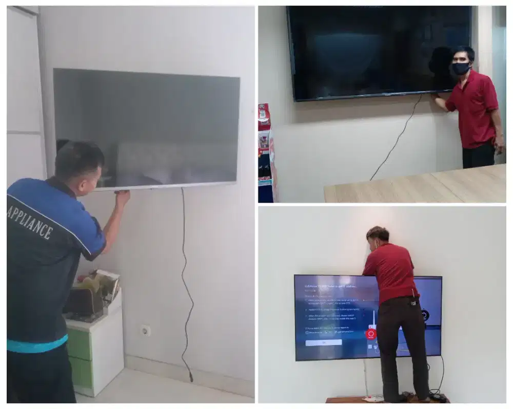 Braket +pasang 32-43inc terima rapih bracket breket briket led tv