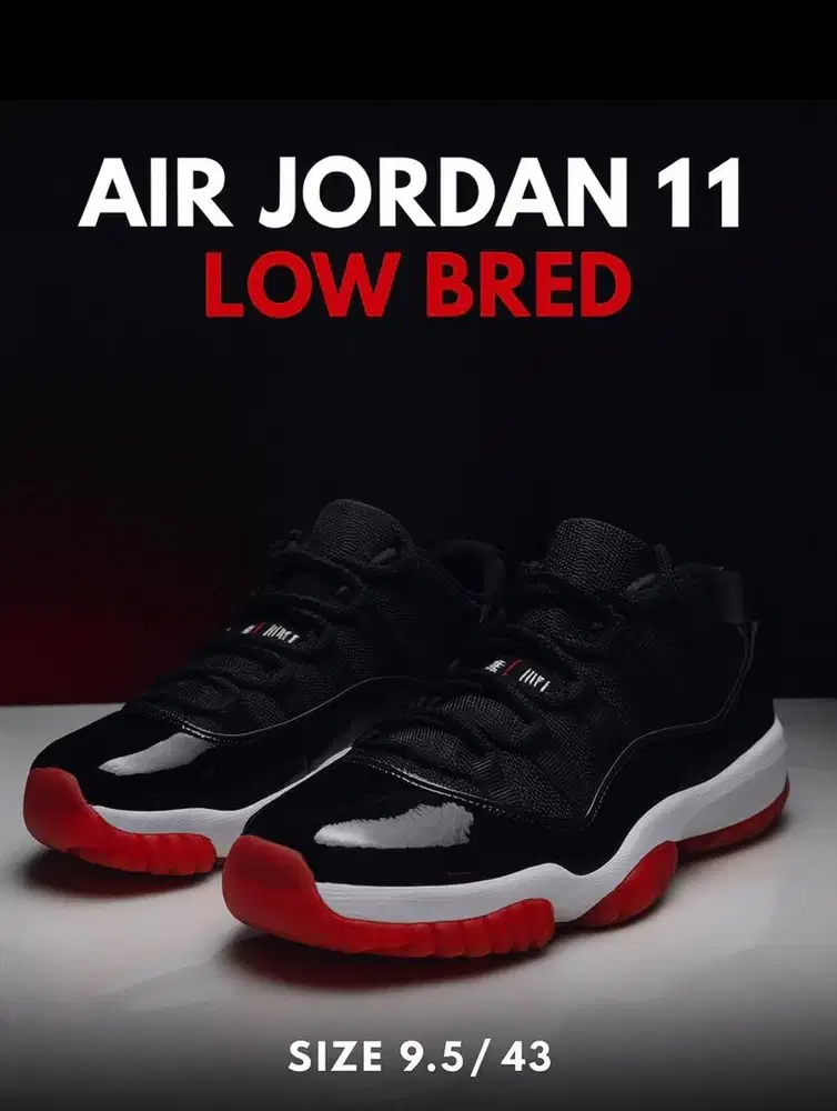 Sepatu Air Jordan 11 Retro Low Bred
