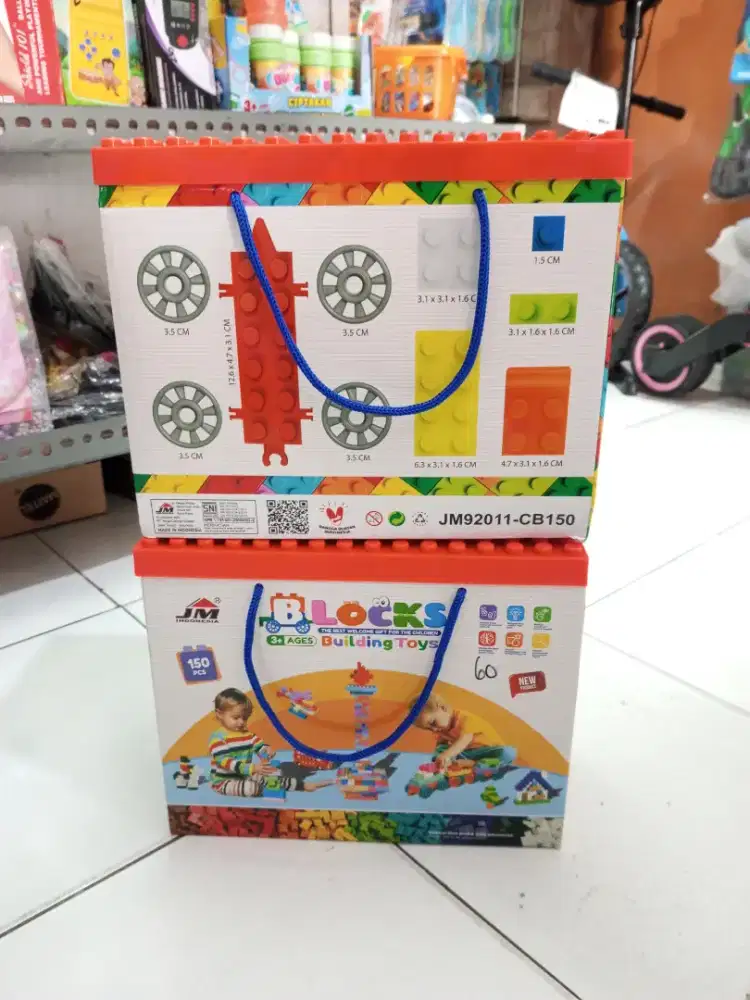 Mainan anak Lego block building toys isi 150