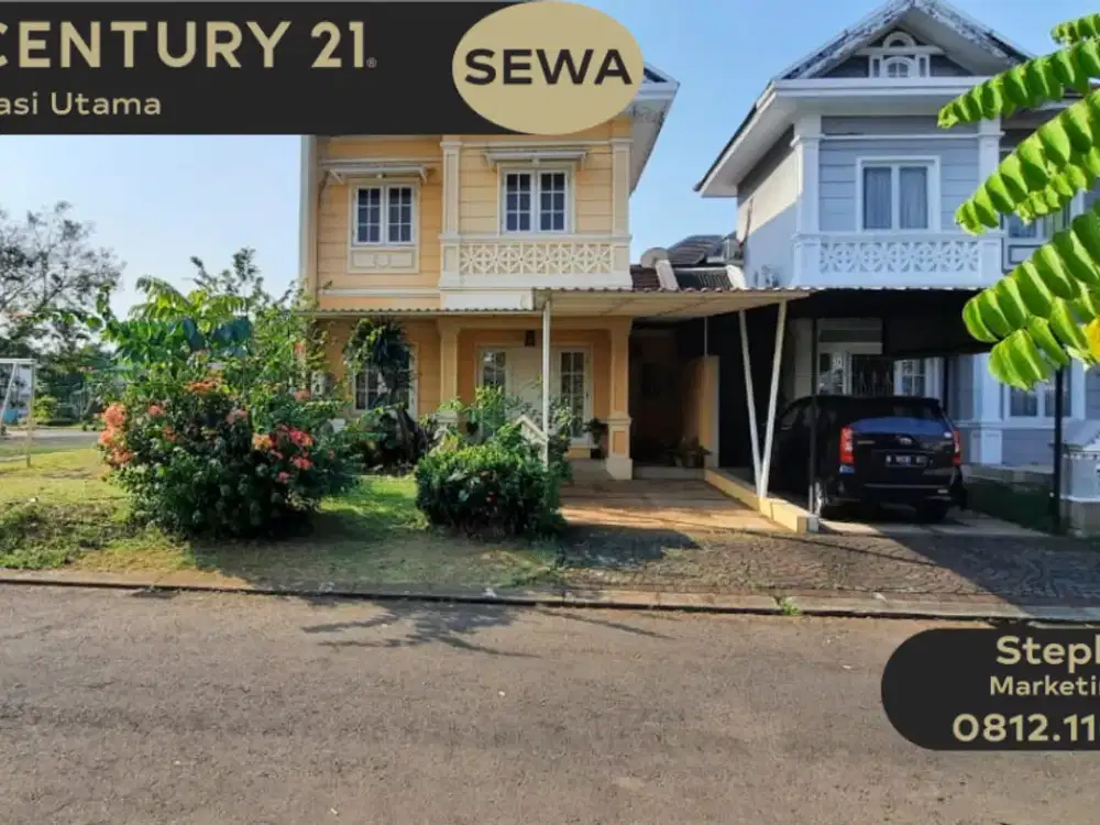 DISEWAKAN RUMAH SIAP HUNI DI PERUMAHAN KOTA WISATA CIBUBUR