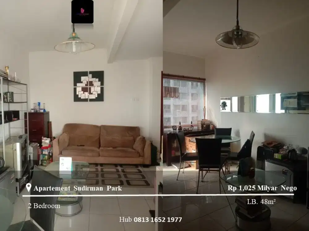 Dijual Apartement Sudirman Park Low Floor 2BR Furnished