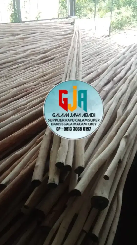 Kayu galam ampelas halus