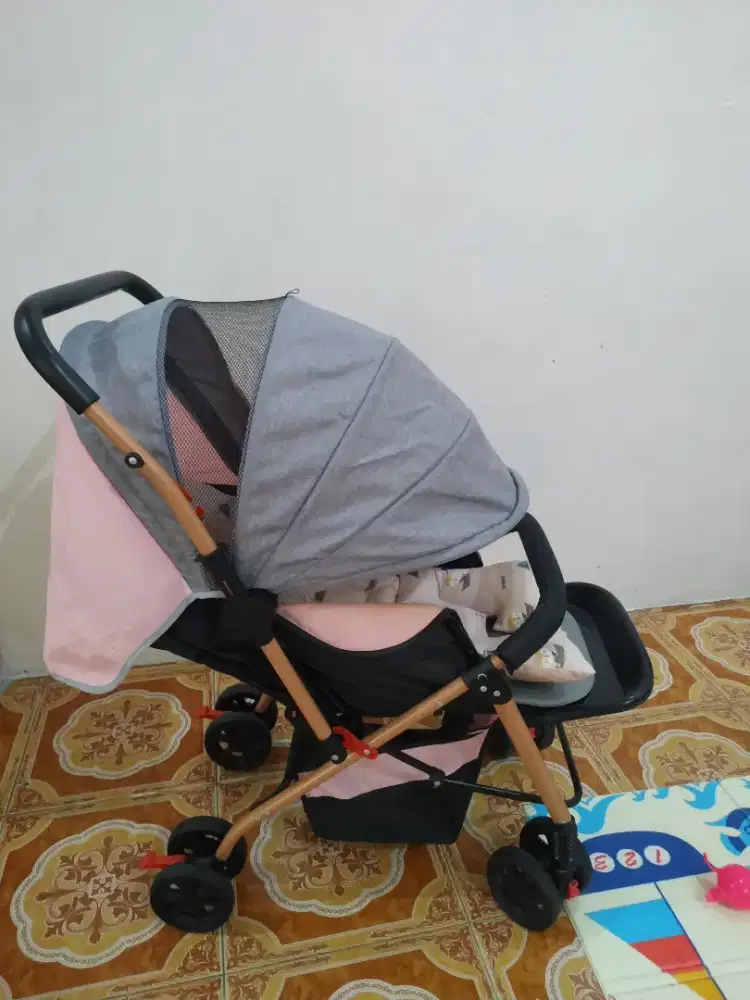 Stroller Bayi Pink (0bulan - 5th)