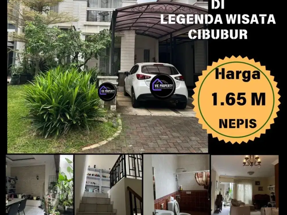 DIJUAL RUMAH SEMI FURNISH DI LEGENDA WISATA CIBUBUR