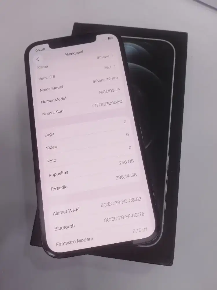 iPhone 12pro 256 inter all operator