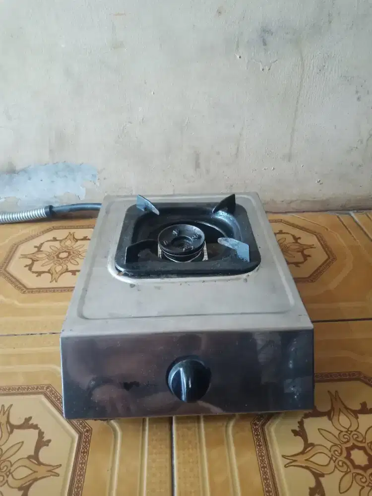 Jual kompor gas 1 tungku merk Rinnai plus selang regulator dan sepaket