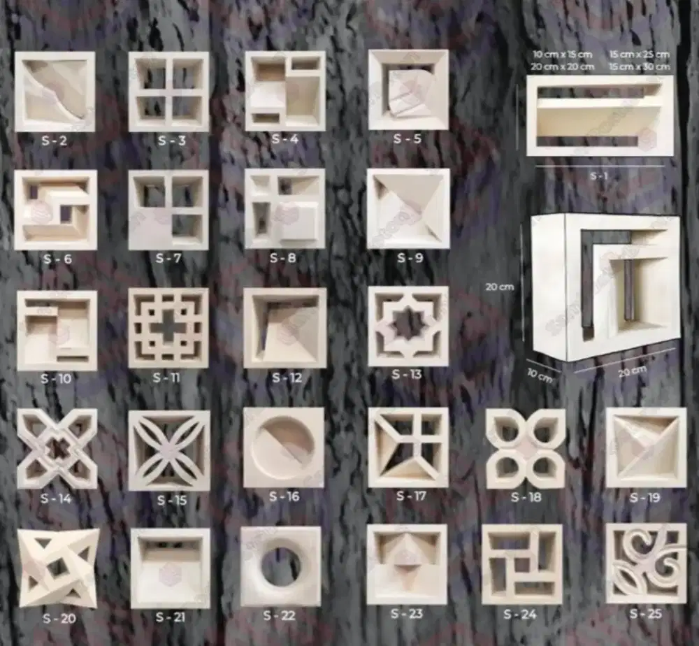 Pabrik roster beton modern