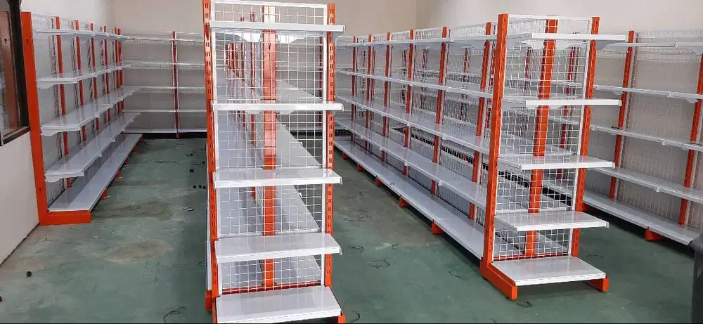 RAK GONDOLA T. 180 CM FULL PLAT BESI HARGA TERJANGKAU BANYAK TYPE