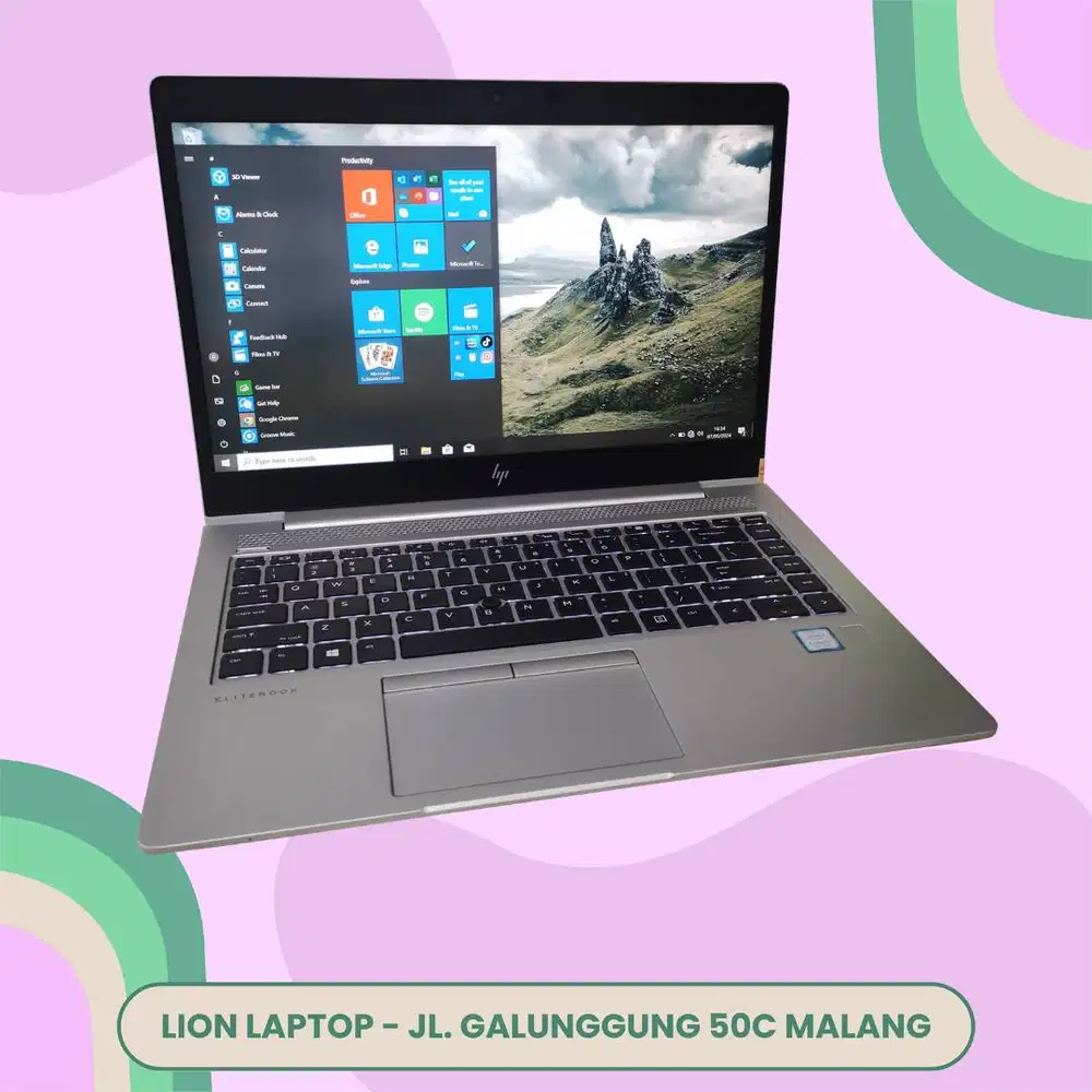 Core i5 Gen 8 RAM 8GB SSD 256GB HP Elitebook 840 G5 [05|12]