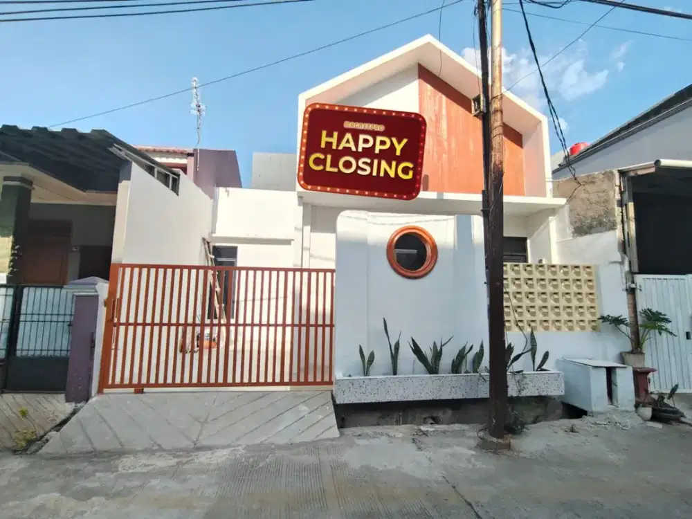 Di jual rumah baru bertema scandinavian di perumahan Pesona Anggrek Kota Bekasi