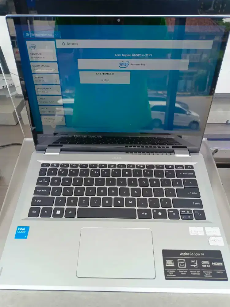 Kredit laptop Acer ASPIRE AGSP14-31PT tanpa DP dan ADM free2x angsrn