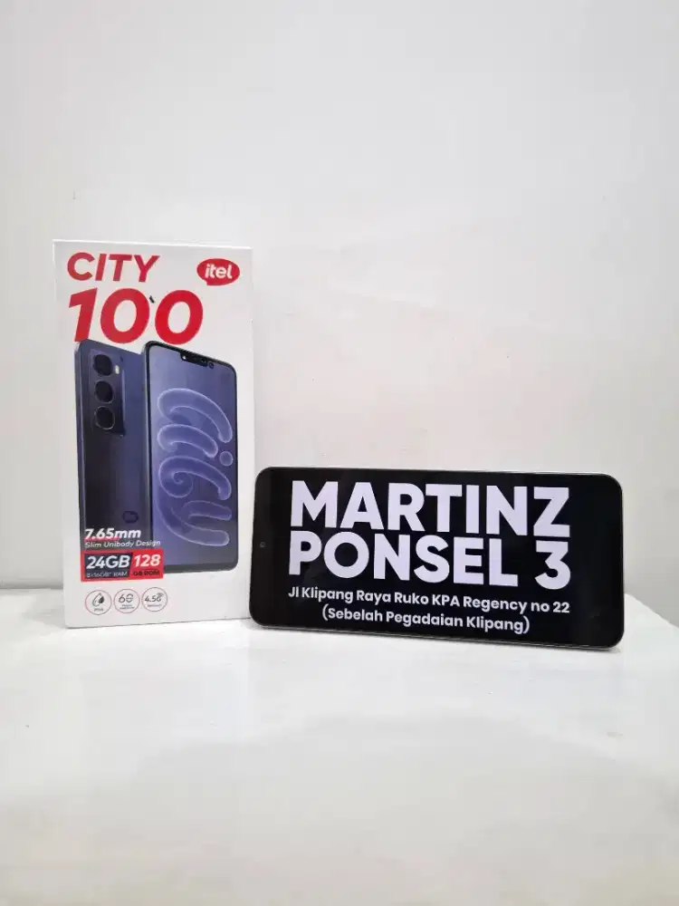 Itel City 100 8/128 Garansi Resmi 1 Tahun