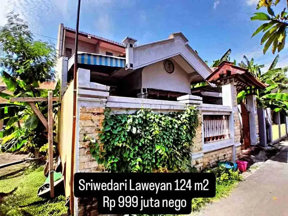 rumah Sriwedari laweyan Harga terjangkau lokasi strategis