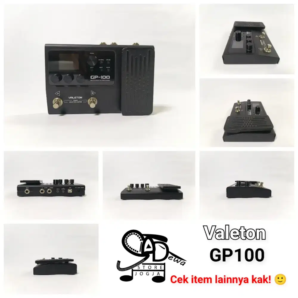 VALETON GP100 EFEK BATANGAN GP 100 MULTIEFEK PEDAL GITAR DIGITAL