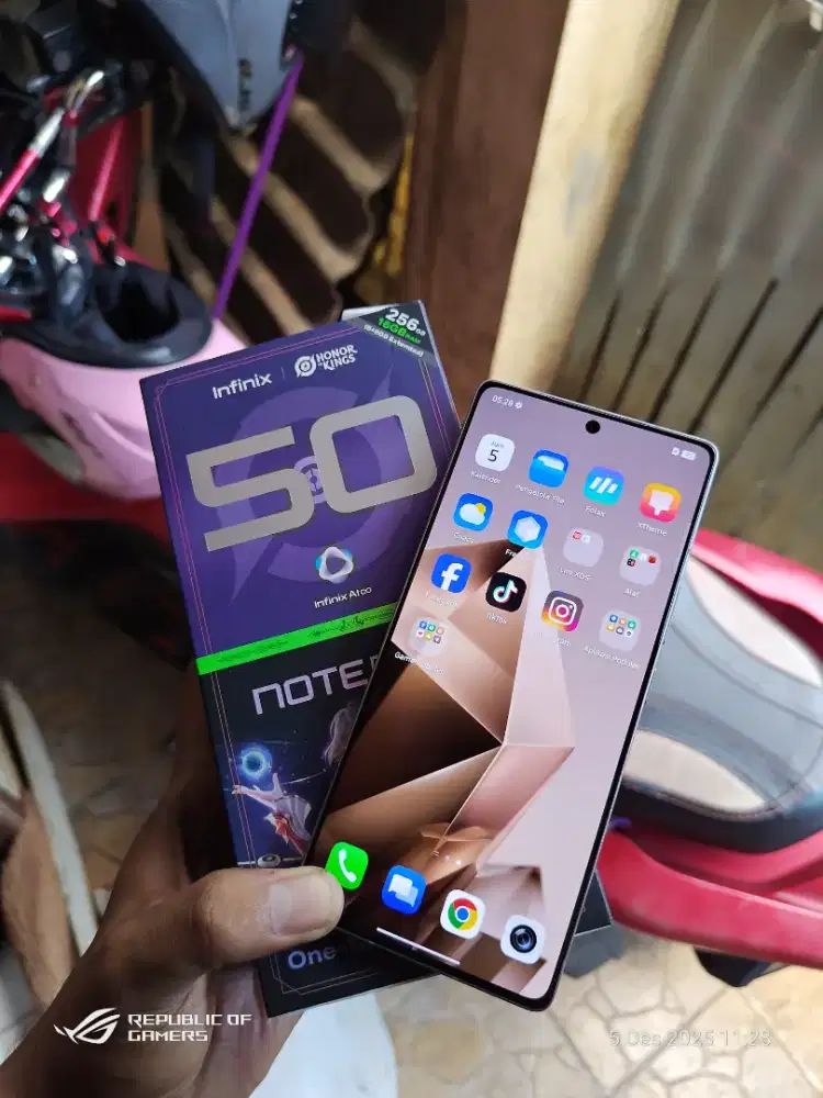 Infinix note 50 pro 8/256 fullset like new garansi panjang bisa TT/BT