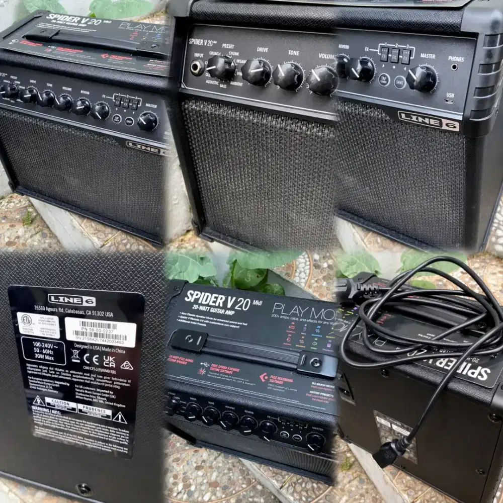 AMPLI GITAR LINE-6 SPIDER V20 MKII