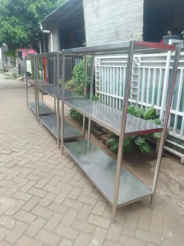 Rak plat 3susun ukuran 150x50x155 Ready 6Unit