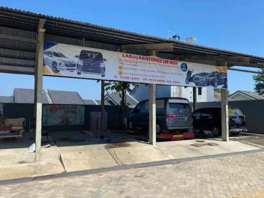 DIJUAL CARWASH TANAH LUAS DEKAT UIN SAMATA LOKASI STRATEGIS BISA NEGO