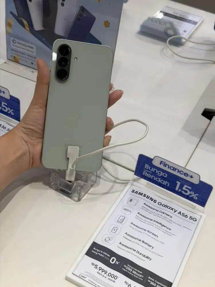 samsung A56 8/256 GB dan ram 12/256