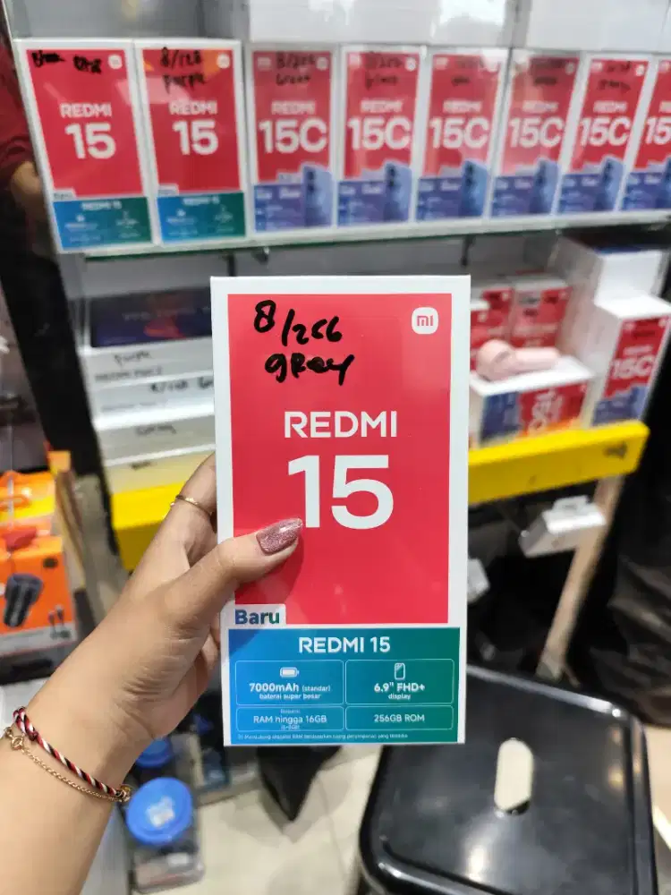 REDMI 15 BARU SEGEL SIAP KIRIM