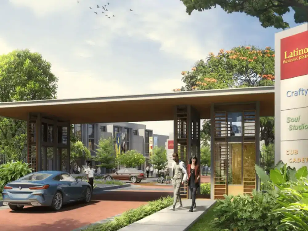 dijual latinos business district 3 lantai murah