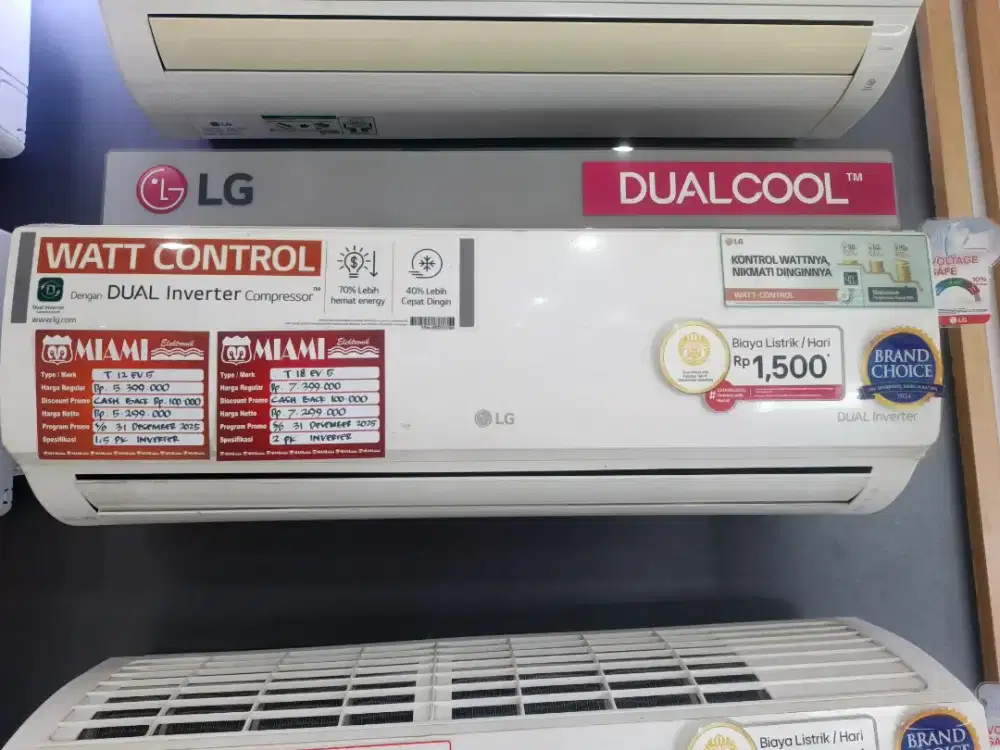 AC LG 2Pk Bunga 0% Cicilan Tingan