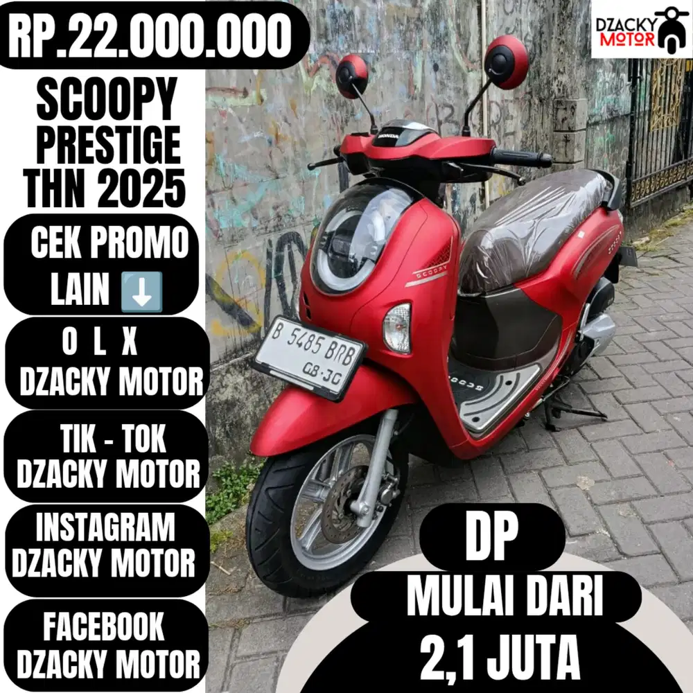 SCOOPY PRESTIGE THN 2025 SECOND LIKE NEW