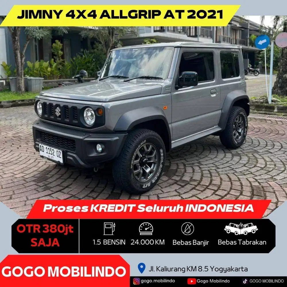 Jimny 4x4 Allgrip Matic 2021 Plat AD ISTIMEWA Bisa Kredit