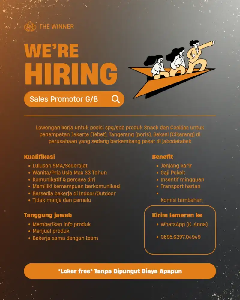 Sales Promotor Snack & Cookies