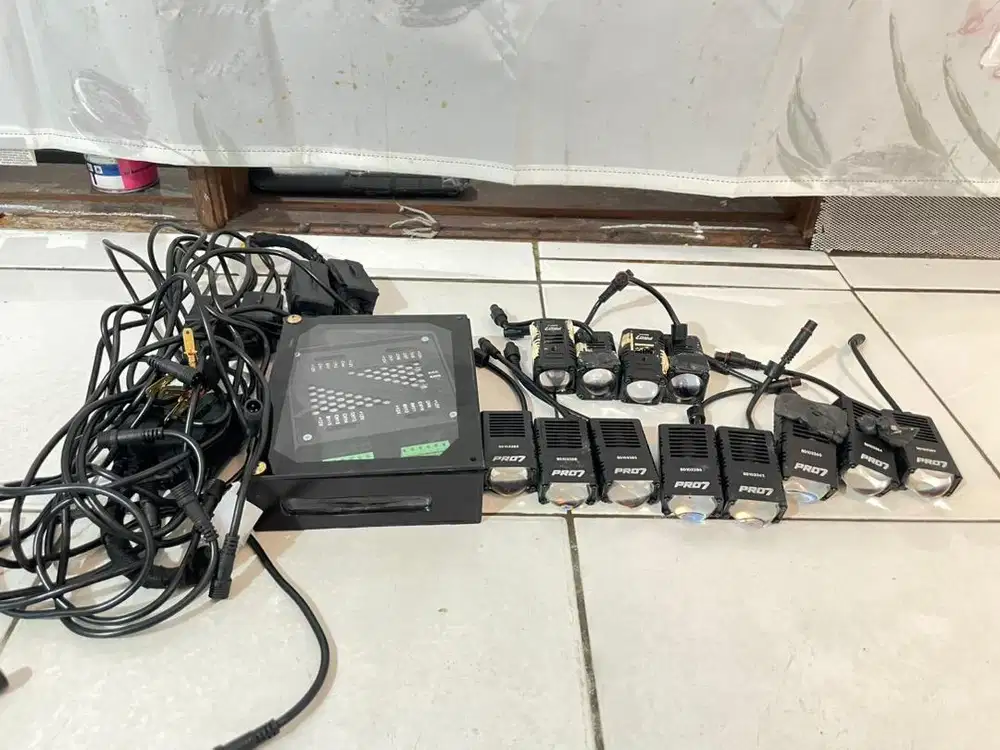 Mini projie Pro 7 copotan pemakaian sendiri + modul matrix