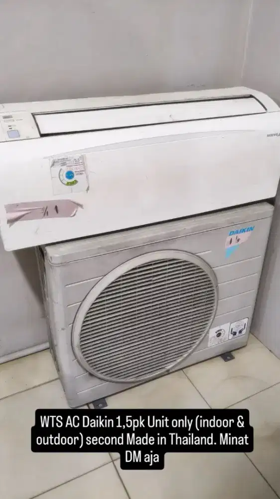 Ac split daikin asli dari thailand